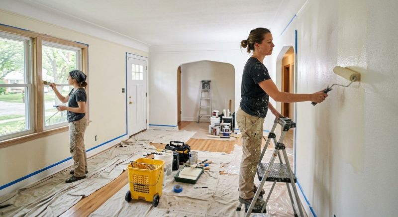 Interior Trim Painting in Waco, TX