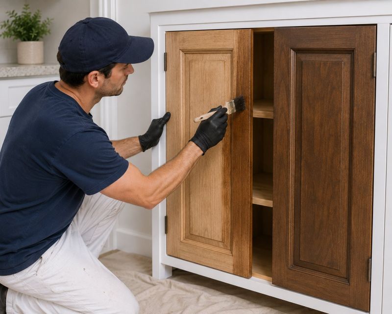 Kitchen Cupboard Refinishing in Muncie, IN